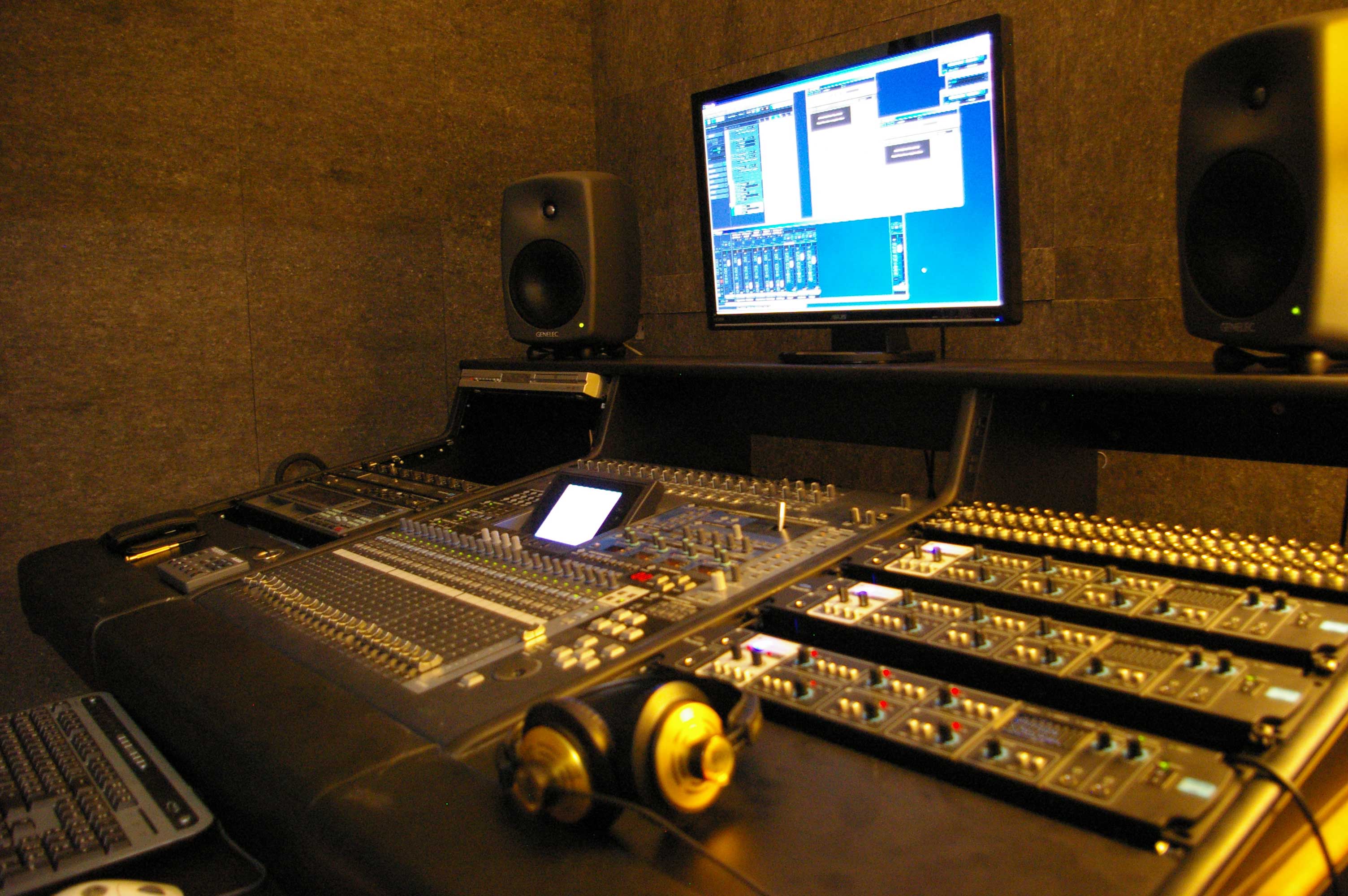 Control room of the StudioLab